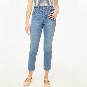 J.Crew NWT size‎ 28 Petite Premium Edition High-Rise Straight Jean Harbor Indigo